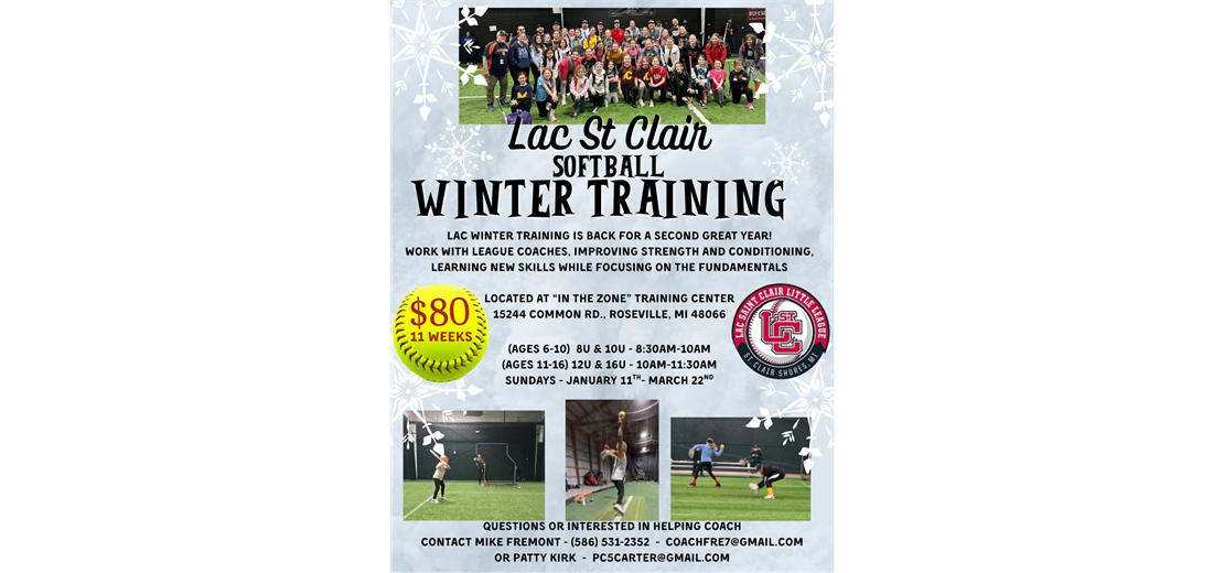 Winter Softball Training