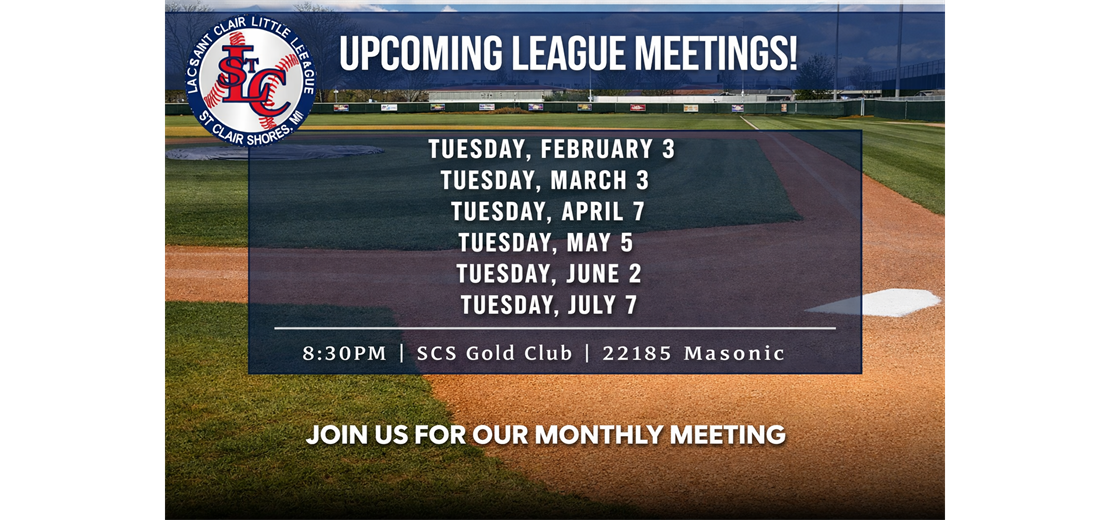 Join us for our monthly meeting!